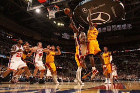lebron james nba 081203 cle vs nyk 06 Cavaliers on a Roll. LeBron James Breaks out the HWC ZLVI