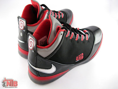 lbj soldier ii pe osu away5 46 Ohio State Buckeyes Nike Zoom Soldier II Away Showcase