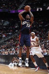lebron james nba 081213 cle at atl 04 King James and the Cleveland Cavaliers Still Undefeated at Home
