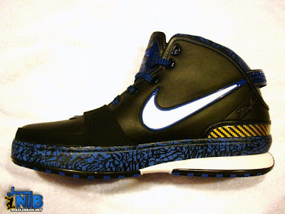 nike zoom lebron 6 gr black blue maize 2 06 Detailed Look at the Black and Royal Blue Nike LeBron VI with 3M