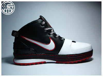 nike zoom lebron 6 gr black white red 14 15 A Fresh Look at the Initial Nike Zoom LeBron Six Colorway