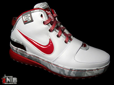 Ohio State Buckeyes Nike Zoom LeBron VI aka Home PE Showcase nike zoom lebron 6 gr white crimson grey 4 74 Ohio State Buckeyes Nike Zoom LeBron VI aka Home PE Showcase