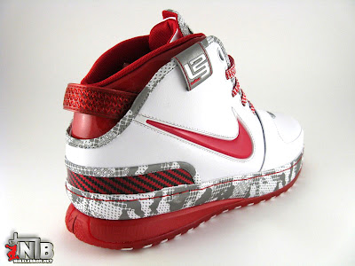 Ohio State Buckeyes Nike Zoom LeBron VI aka Home PE Showcase nike zoom lebron 6 gr white crimson grey 4 55 Ohio State Buckeyes Nike Zoom LeBron VI aka Home PE Showcase