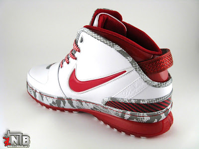 Ohio State Buckeyes Nike Zoom LeBron VI aka Home PE Showcase nike zoom lebron 6 gr white crimson grey 4 56 Ohio State Buckeyes Nike Zoom LeBron VI aka Home PE Showcase