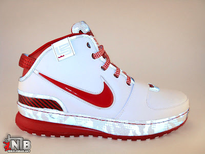 Ohio State Buckeyes Nike Zoom LeBron VI aka Home PE Showcase nike zoom lebron 6 gr white crimson grey 4 60 Ohio State Buckeyes Nike Zoom LeBron VI aka Home PE Showcase