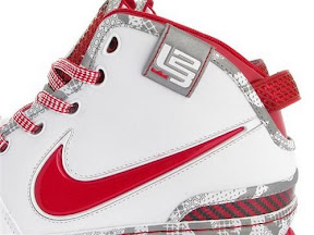 nike zoom lebron 6 gr white crimson grey 6 06 Release Date Reminder: Ohio State and Royal Zoom LeBron VI