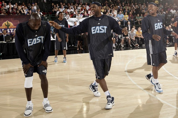 LeBron James Rocking the Akron Six During 2009 NBA AllStar Festivities