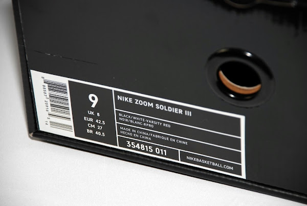 Unwrapping the Nike Zoom Soldier III from a ZLVI Drawer Box