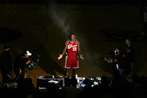 lebron james nba 090410 cle vs phi 01 39 1 For Cavs as They Overpower Boston. Bron Rocks the Miami aka Easter Six.