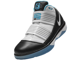 nike zoom soldier 3 gr white black aqua 1 05 Two Versions of the Aqua Nike Zoom LeBron Soldier III