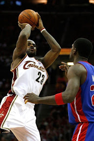 LeBron James Debuts the Soldier 3. Cavaliers Roll Over Pistons. lebron james nba 090418 cle vs det 11 game 1 LeBron James Debuts the Soldier 3. Cavaliers Roll Over Pistons.