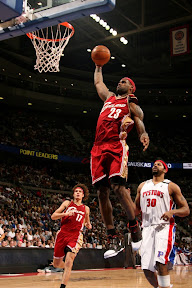 lebron james nba 090424 cle at det 10 game 3 James Near Triple Double Helps Push Pistons to Brink of Elimination