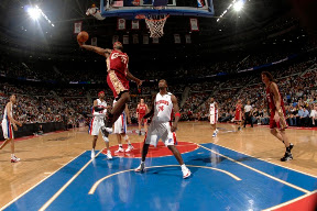 lebron james nba 090424 cle at det 09 game 3 James Near Triple Double Helps Push Pistons to Brink of Elimination