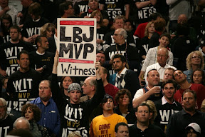 Amazing Encore LeBron and Co. Cruise By Hawks in the Series Opener lebron james nba 090505 cle vs atl 52 game 1 Amazing Encore LeBron and Co. Cruise By Hawks in the Series Opener