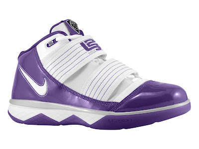 nike zoom soldier 3 tb white purple 0 04 Nike Zoom Soldier III Team Bank Styles Available at Eastbay