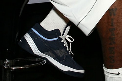 Upcoming Nike Zoom LBJ Ambassador II Navy Denim on King8217s Feet