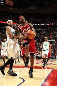 Cavs Lose in the Season Opener. LeBron Breaks out the Black VII. lebron james nba 091029 cle vs bos 13 Cavs Lose in the Season Opener. LeBron Breaks out the Black VII.
