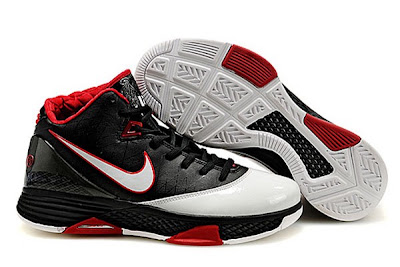 nike zoom soldier 4 ss black white red 1 02 First Look at the LeBron Soldier IV Featuring Zoom Air and Lunarite