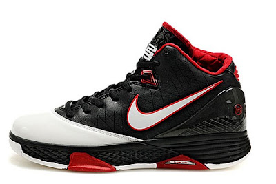 nike zoom soldier 4 ss black white red 1 09 First Look at the LeBron Soldier IV Featuring Zoom Air and Lunarite