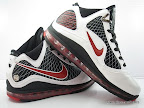 zlvii fake colorway white black red 1 03 Fake LeBron VII