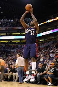 lebron james nba 091222 cle at phx 18 LBJ Records a Triple Double in OT Win in Sac Town. Cavs End Suns Home Game Winning Streak