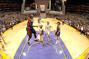 lebron james nba 091225 cle at lal 15 LeBron, Cavs Shine in Rout of Kobe, Lakers. LBJ Debuts the Xmas VII.