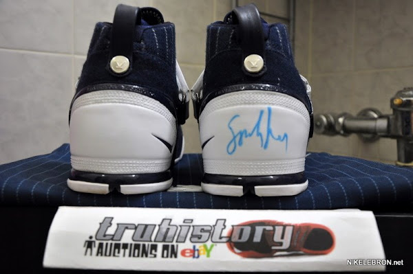 Throwback Thursday LBJ5 New York Yankees Signed by Spike Lee
