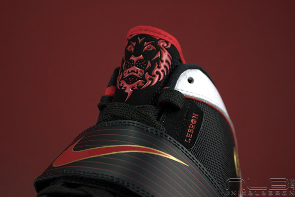 LeBron8217s Nike Zoom Soldier IV 4 Black White Red Showcase