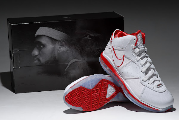 Nike LeBron 8 WhiteSport Red China Exclusive Colorway