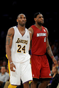 lebron james nba 101225 mia at lal 04 LeBron Has Triple Double Jaws With Kobe as Heat Take Down Lakers on Christmas Day
