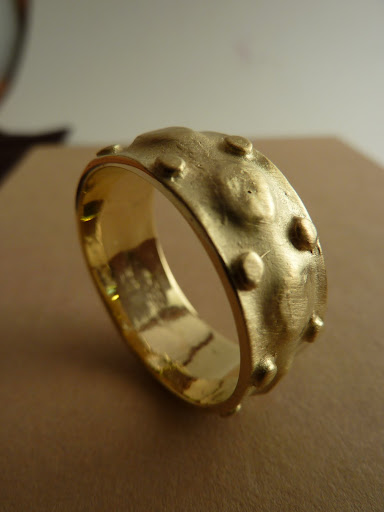 Kalen had seen an 18k gold mens ring PepperBox did and decided that he 