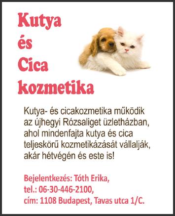 Kutya - és cicakozmetika