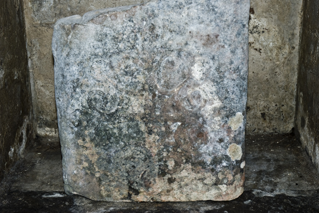 DSC_0050 north wall crypt this stone with designs sits in root chakra niche see my drawing crypt rossalyn chapel en sc copy.jpg