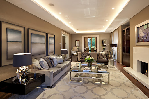 Modern Living Room Decorating Image