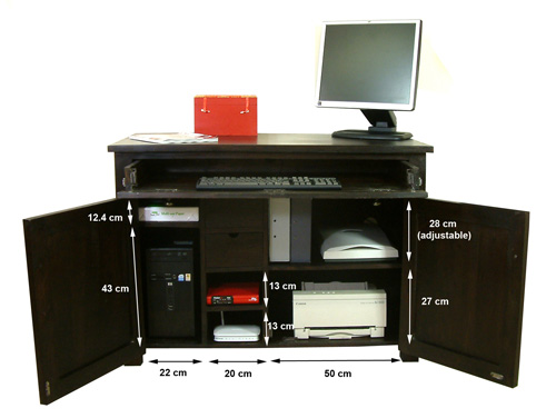 Kaden Hidden Dark Wood Furniture Design Dark Wood Furniture, home office furniture, Furniture Design, Office Room Design