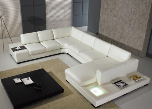 Modern and Contemporary White Leather Sofa Design Modern and Contemporary White Leather Sofa Design