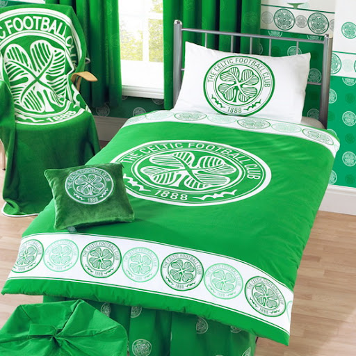 Celtic FC Bedroom Interior Design Picture 3 celtic room designs, celtic bedroom designs, celtic fc bedroom photos, celtic fc sheets design