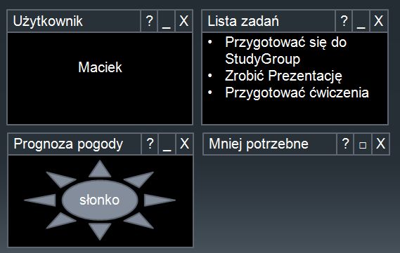 WebParts Koncepcja