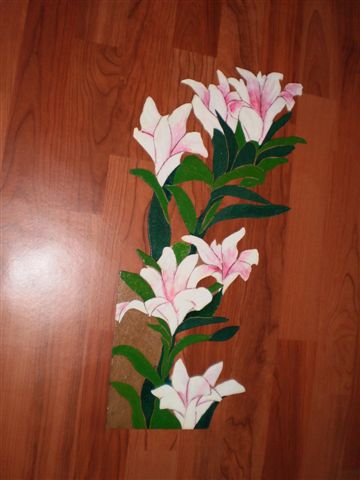 Flower for hanging