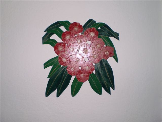 Flower for hanging