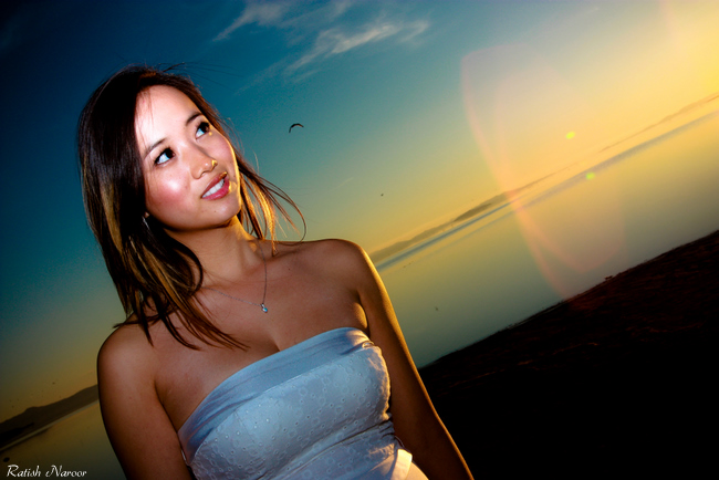 Fashion Photography - Model Nai Sok Utah Fashion Photography at Antelope Island Utah