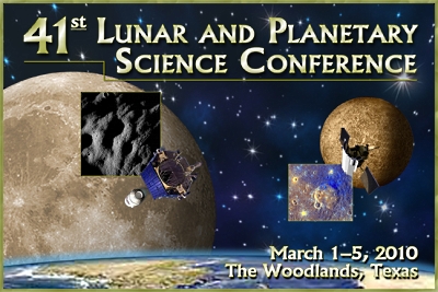 Lunar Pioneer: LPSC-XLI (2010) - The Moon, Thursday, March 4
