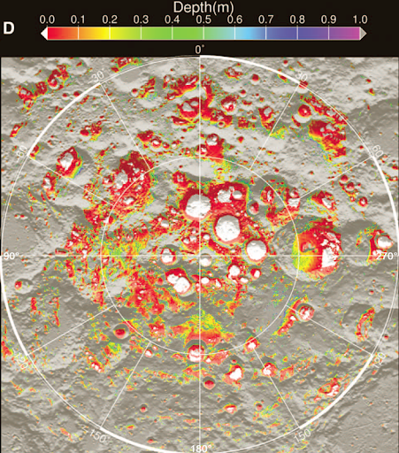 moon surface temperature. near-surface temperatures