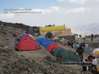 Mt Damavand South Route Camp 3 - Bargah Sevom 4220m