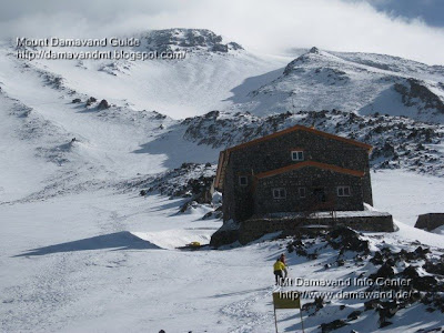 Mt Damavand south route Camp3 Bargah Sevom New Hut 