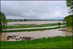 flooded pasture flooded pasture