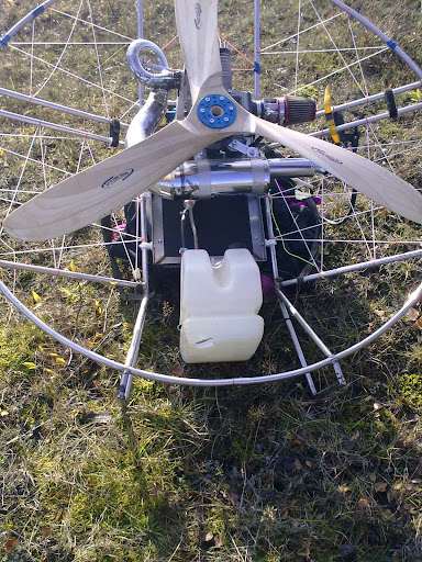 Ragpower med &oslash;delagt bensintank