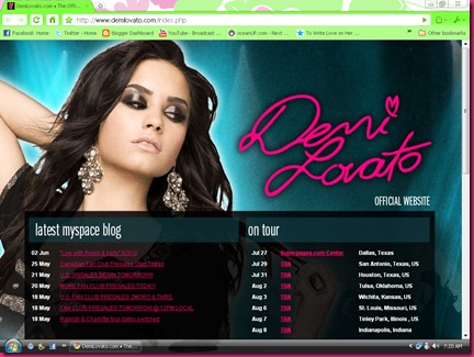 New Demi Site
