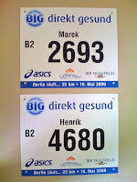1. BIG 25 von Berlin 10.05.09 - Unserer Startnummern