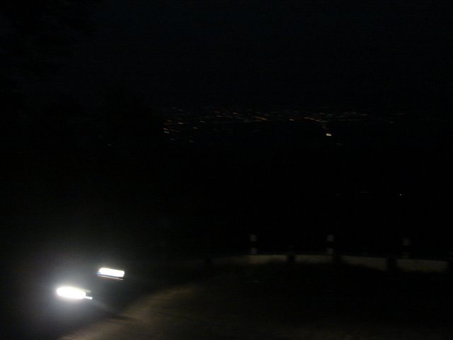 The view of Mettupalayam town from the hill